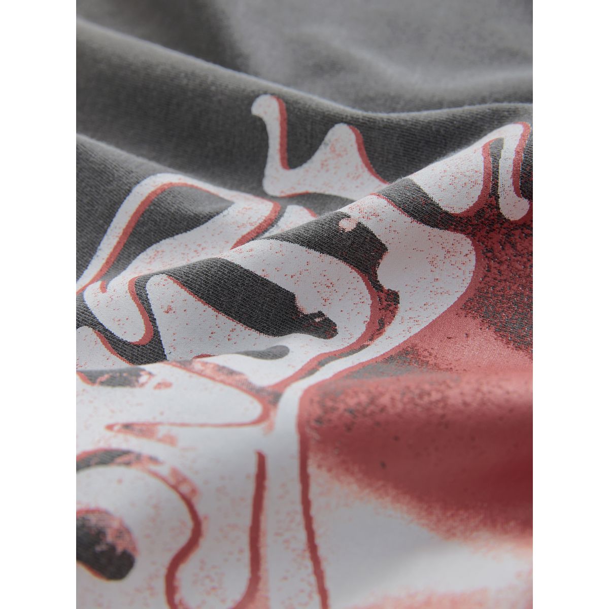 T-shirt à imprimé groupe de musique gris anthracite aerosmith, NEXT