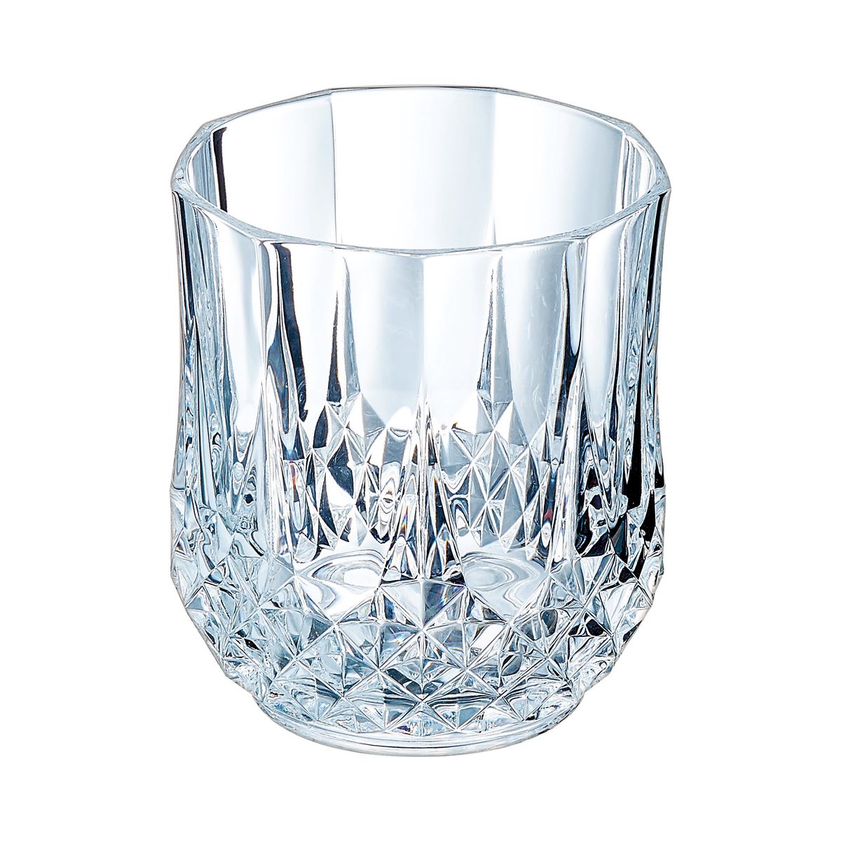 Lot De 6 Verres À Eau Vintage 32cl, Longchamp transparent, CRISTAL D ARQUES