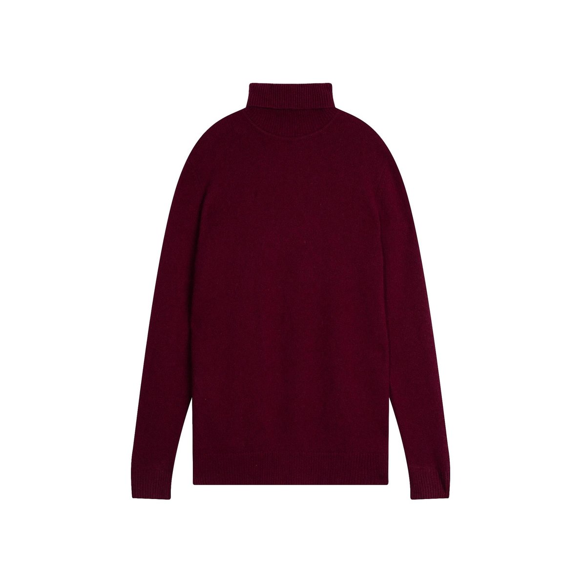 Pull Col Roulé 4 Fils Bordeaux Sacha bordeaux, JUST CASHMERE