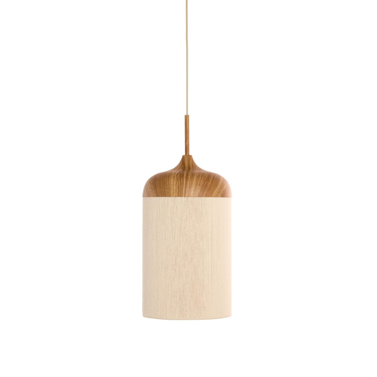 Lampe Suspendue Métal DANIA crème, LIGHT & LIVING 