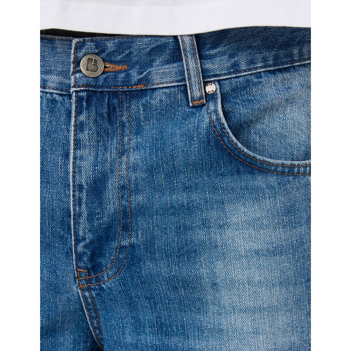 Jean relaxed 5 poches bleu foncé, BZB