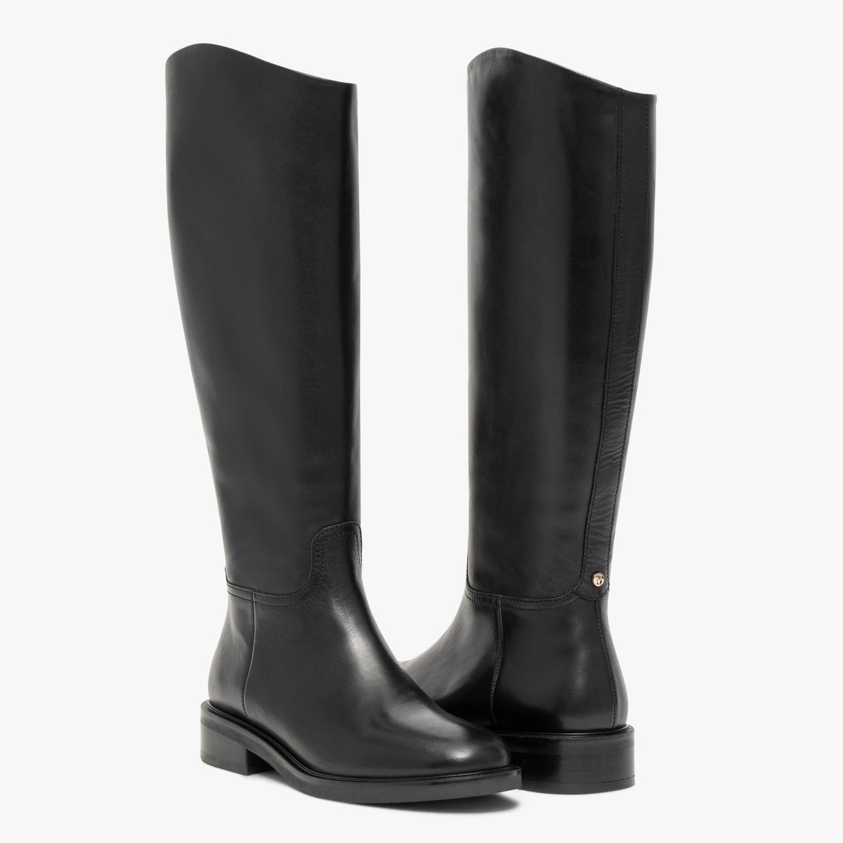 Botte Plate en cuir VICTORIA noir, BOCAGE