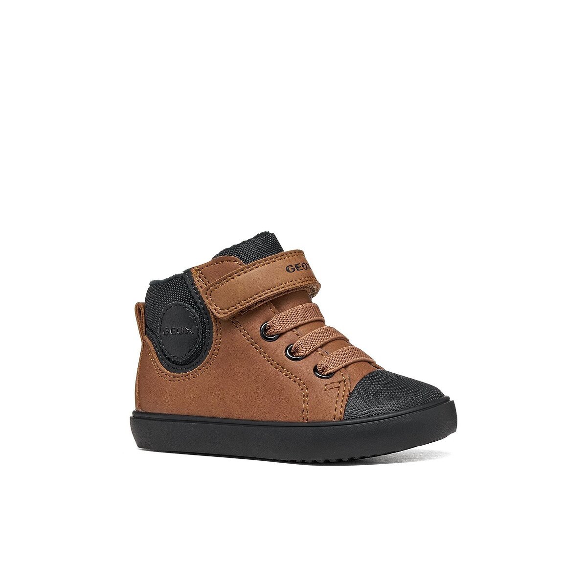 Baskets montantes respirantes, GISLI marron, GEOX