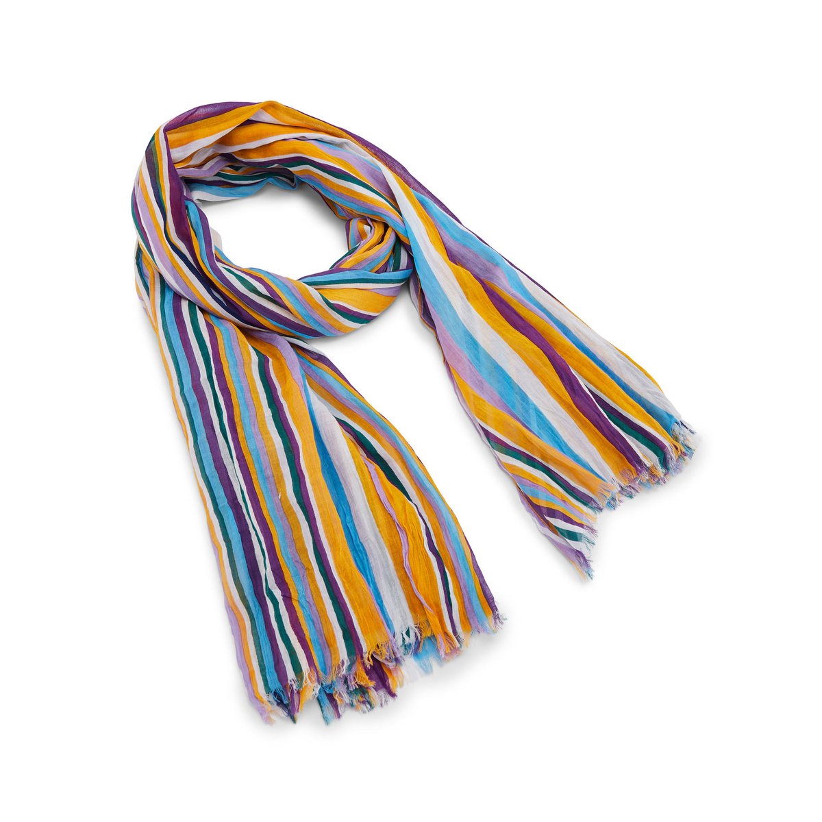 Etole frangée rayée multicolore, DAXON