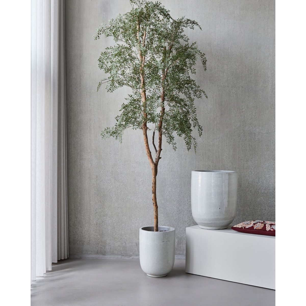 Cache-Pot Pho lot de 2 gris, HOUSE DOCTOR