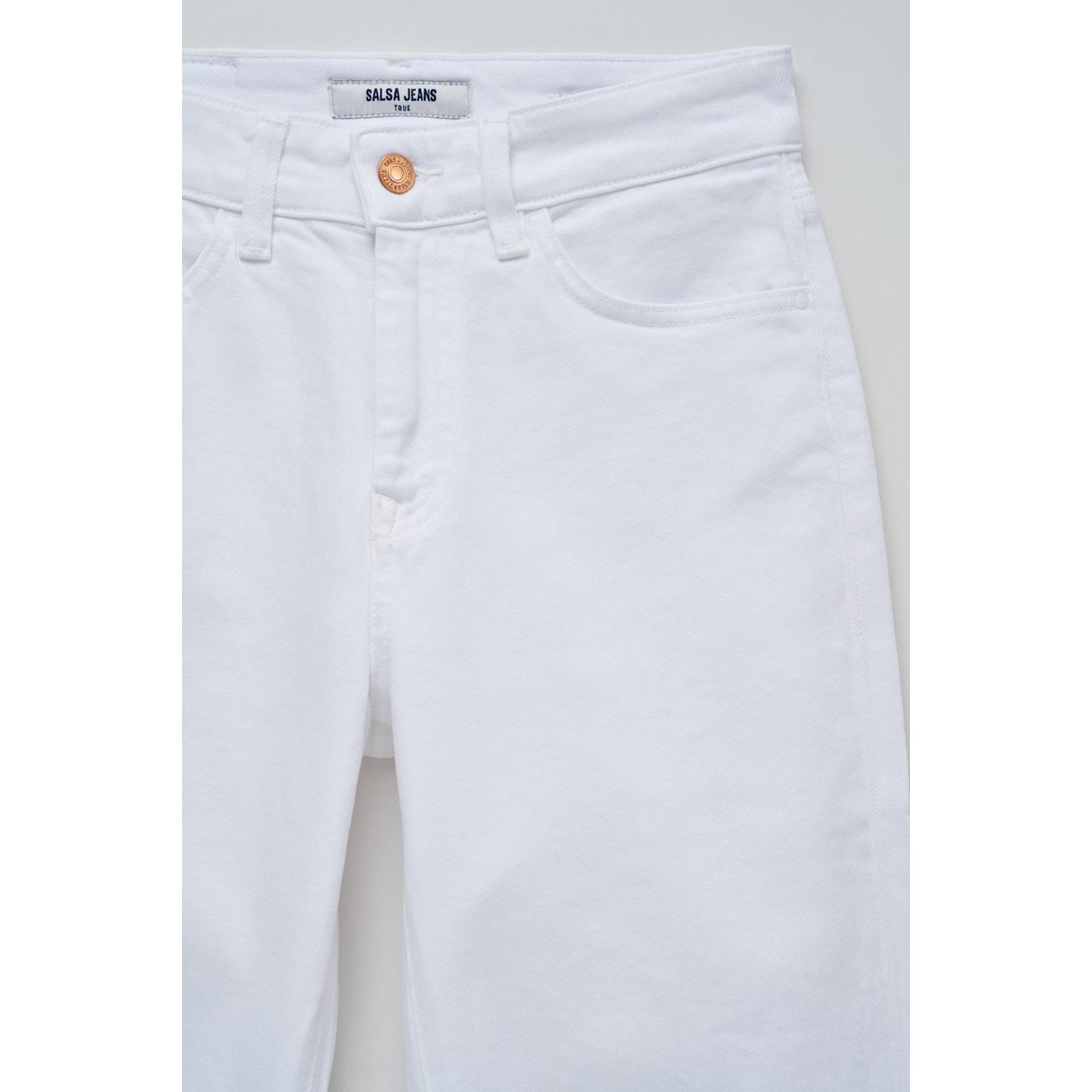 JEAN TRUE CROPPED SLIM blanc, SALSA JEANS