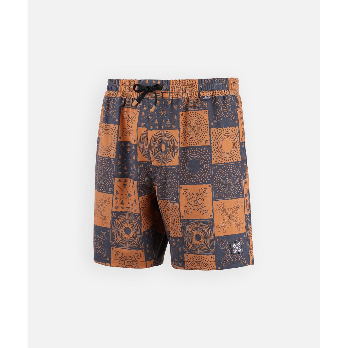 Beach short stretch effet lavé CHEERS moka, OXBOW