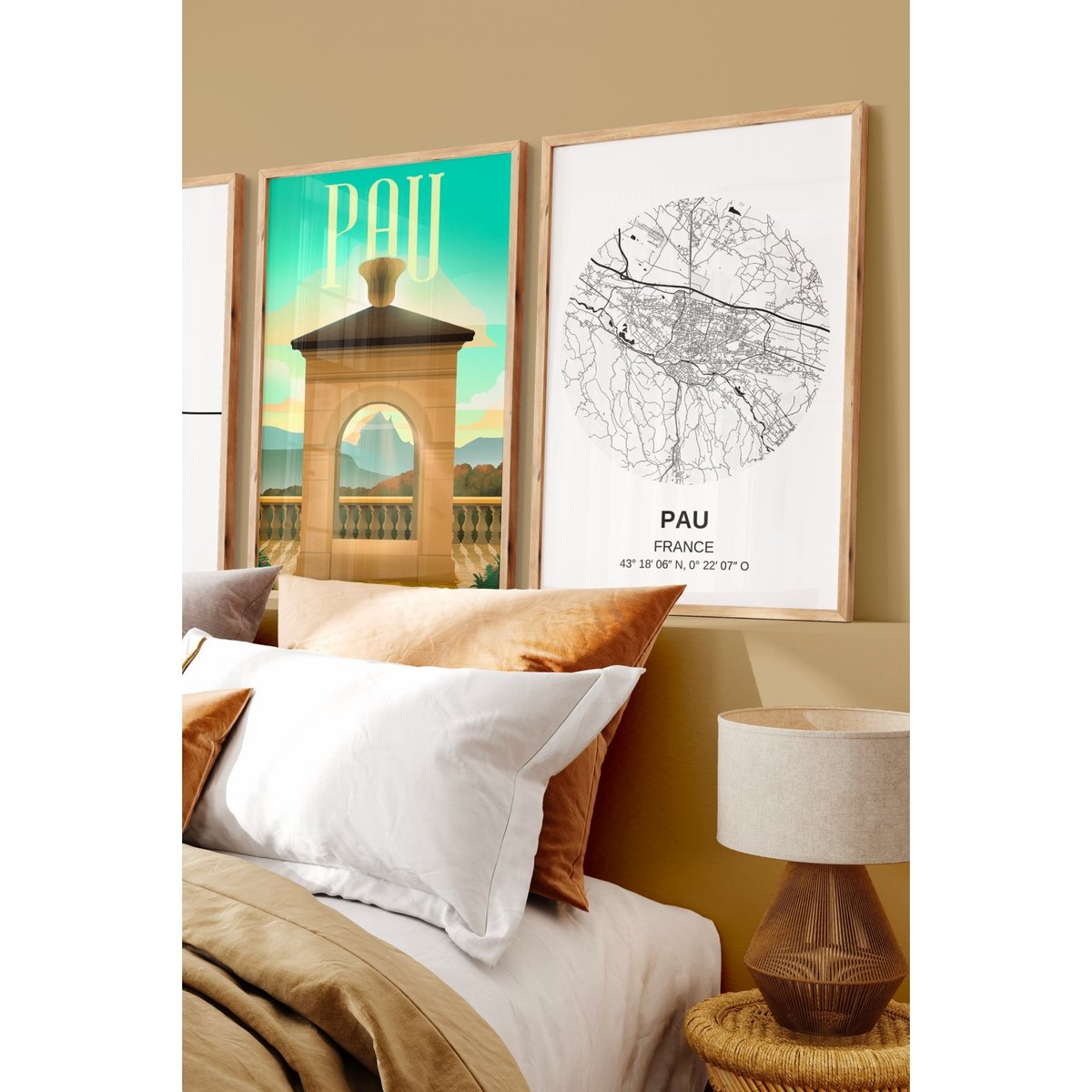 Affiche ville Pau blanc, L'AFFICHERIE