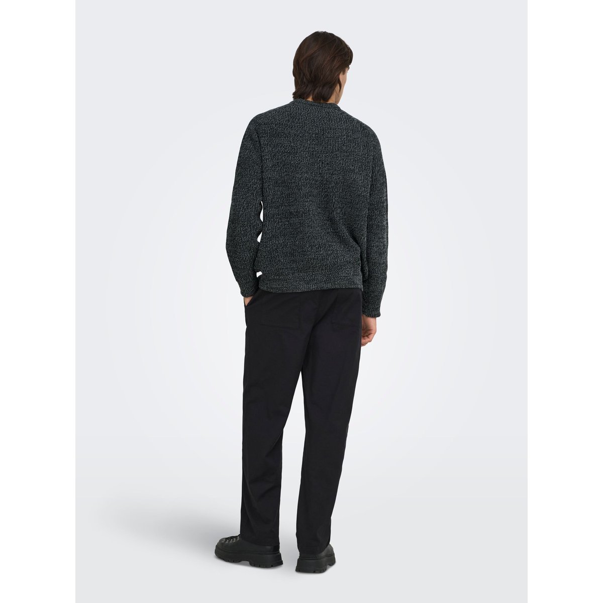 Pull En Maille black 1, ONLY & SONS
