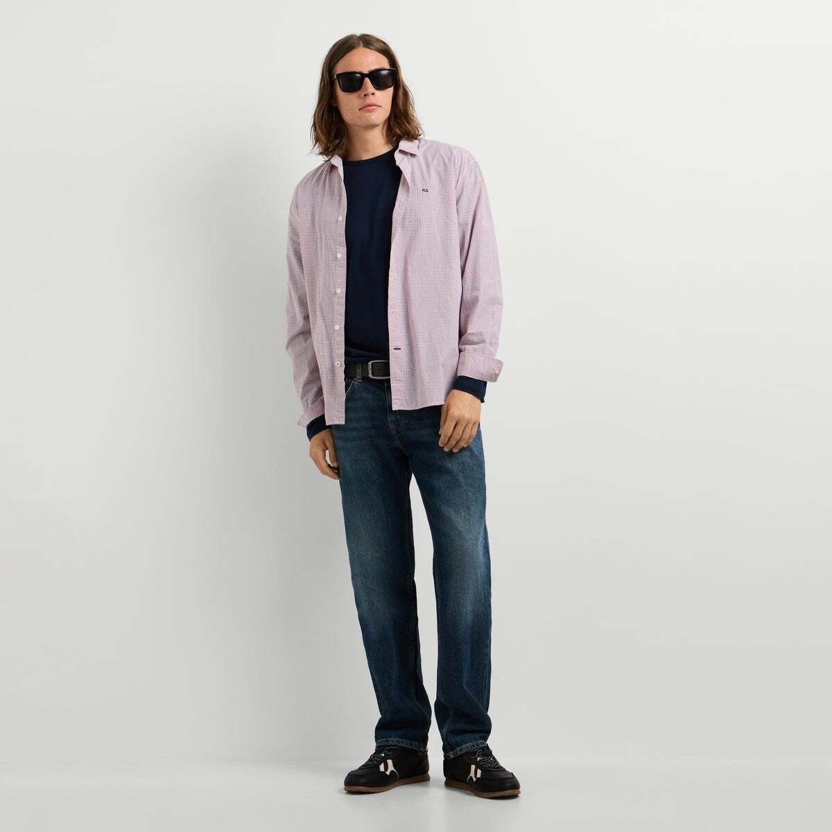Chemise Coupe Casual À Carreaux En Popeline blanc, PEPE JEANS