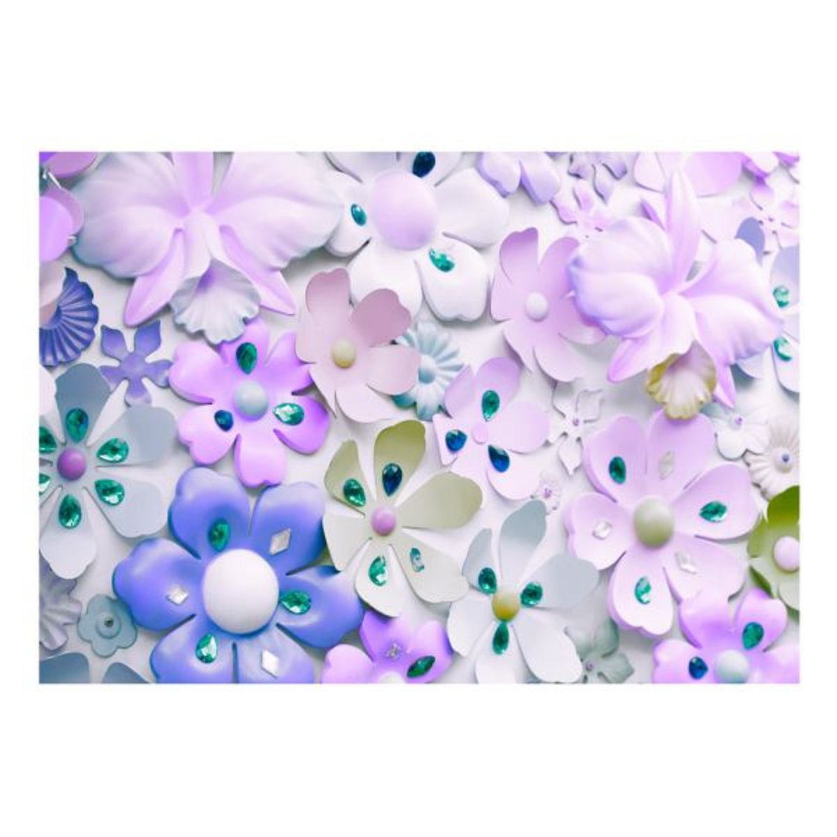 Papier peint intissé panoramique Purple Sweetness bleu, EDEN