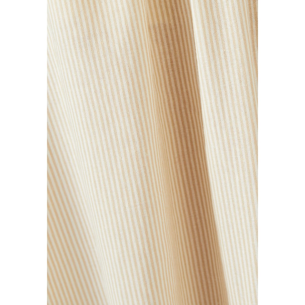 Jupe rayée mélange lin marron beige rayé, DAMART