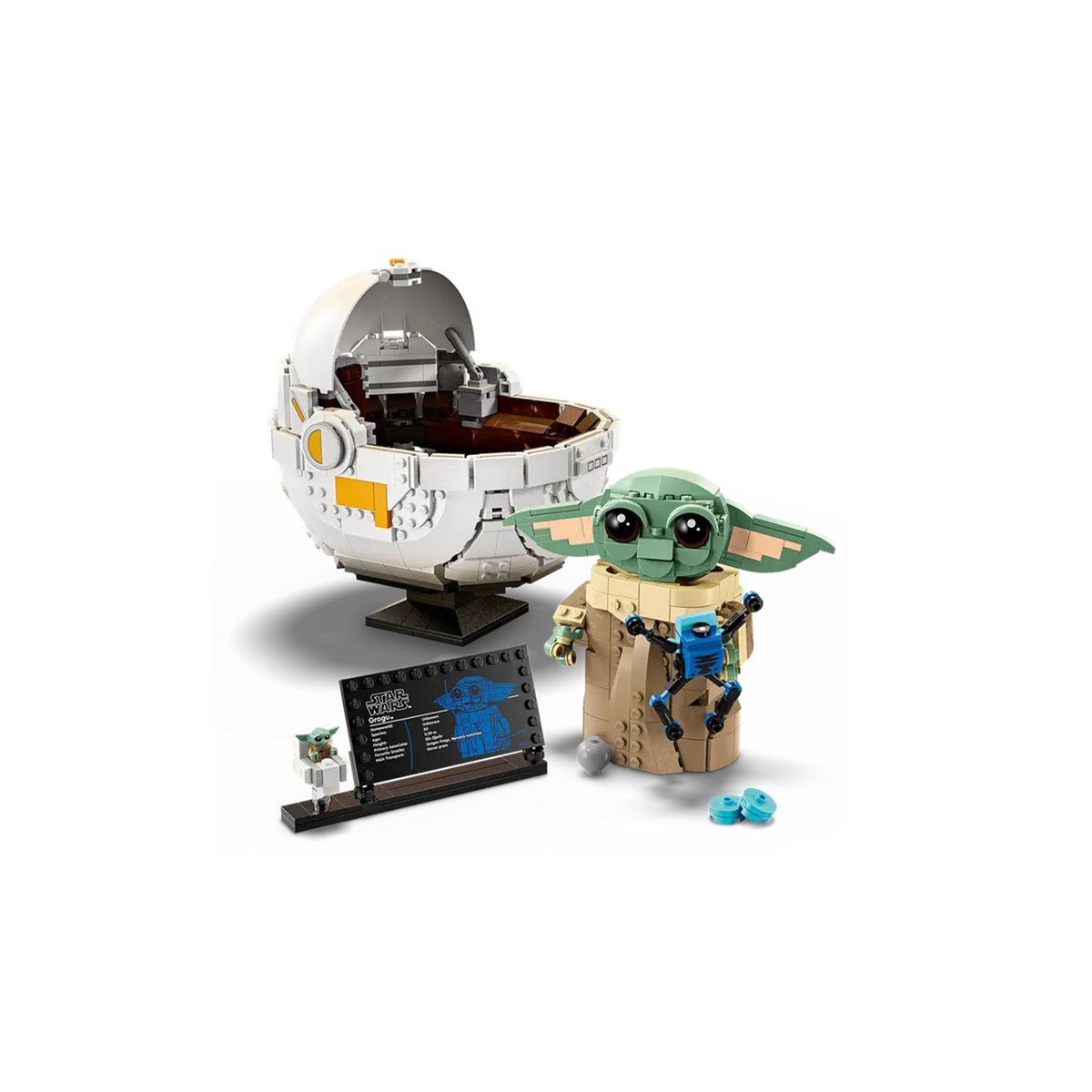 Star Wars Grogu™ et son landau multicolore, LEGO