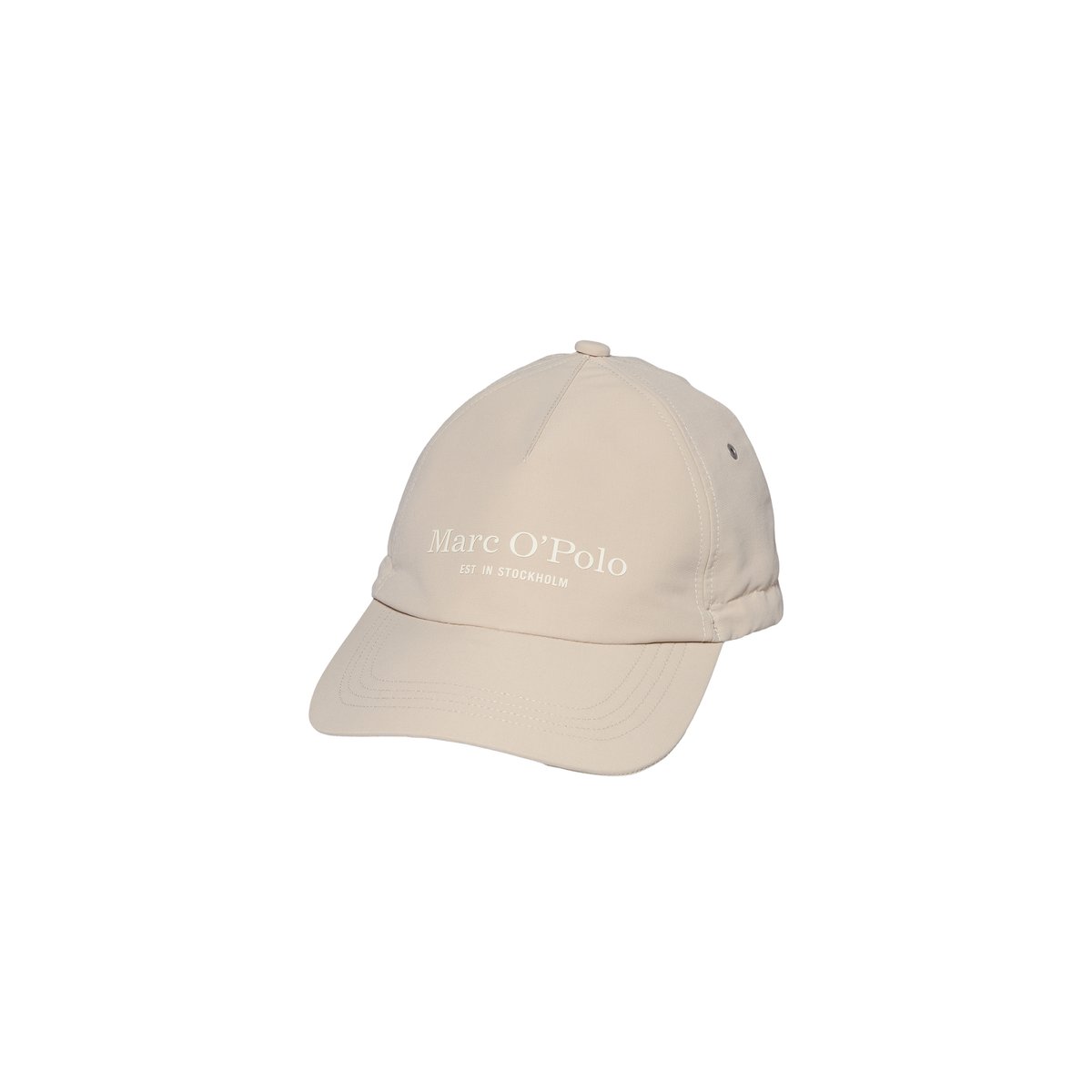 Cap garment-dyed en mélange de coton bio de haute qualité beige, MARC O'POLO