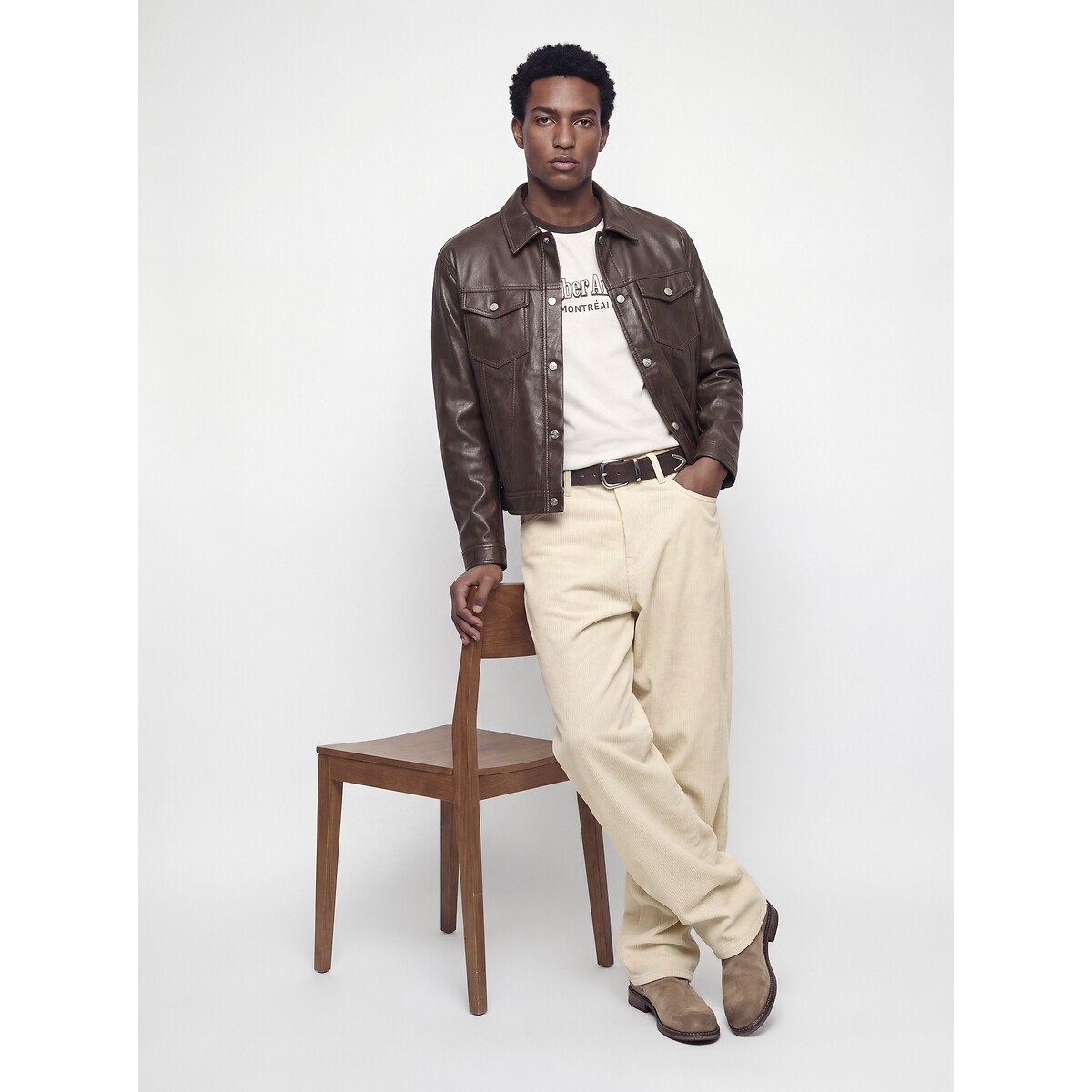 Corduroy Chinos ecru , JACK & JONES