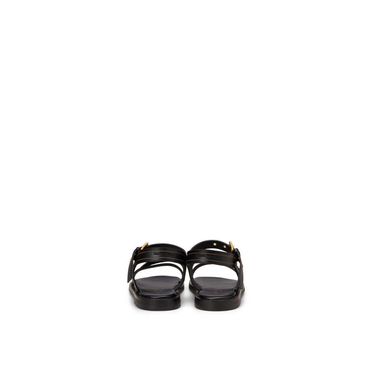 Sandale modèle Stina en cuir de vache noble schwarz, MARC O'POLO