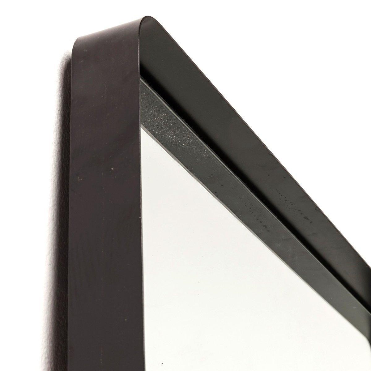 Miroir rectangulaire en acier, OMBRA SOFT noir, KARE DESIGN