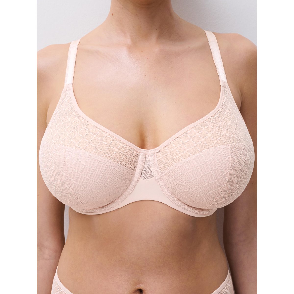 Soutien-gorge moulé emboîtant NORAH CHIC rose dragée, CHANTELLE