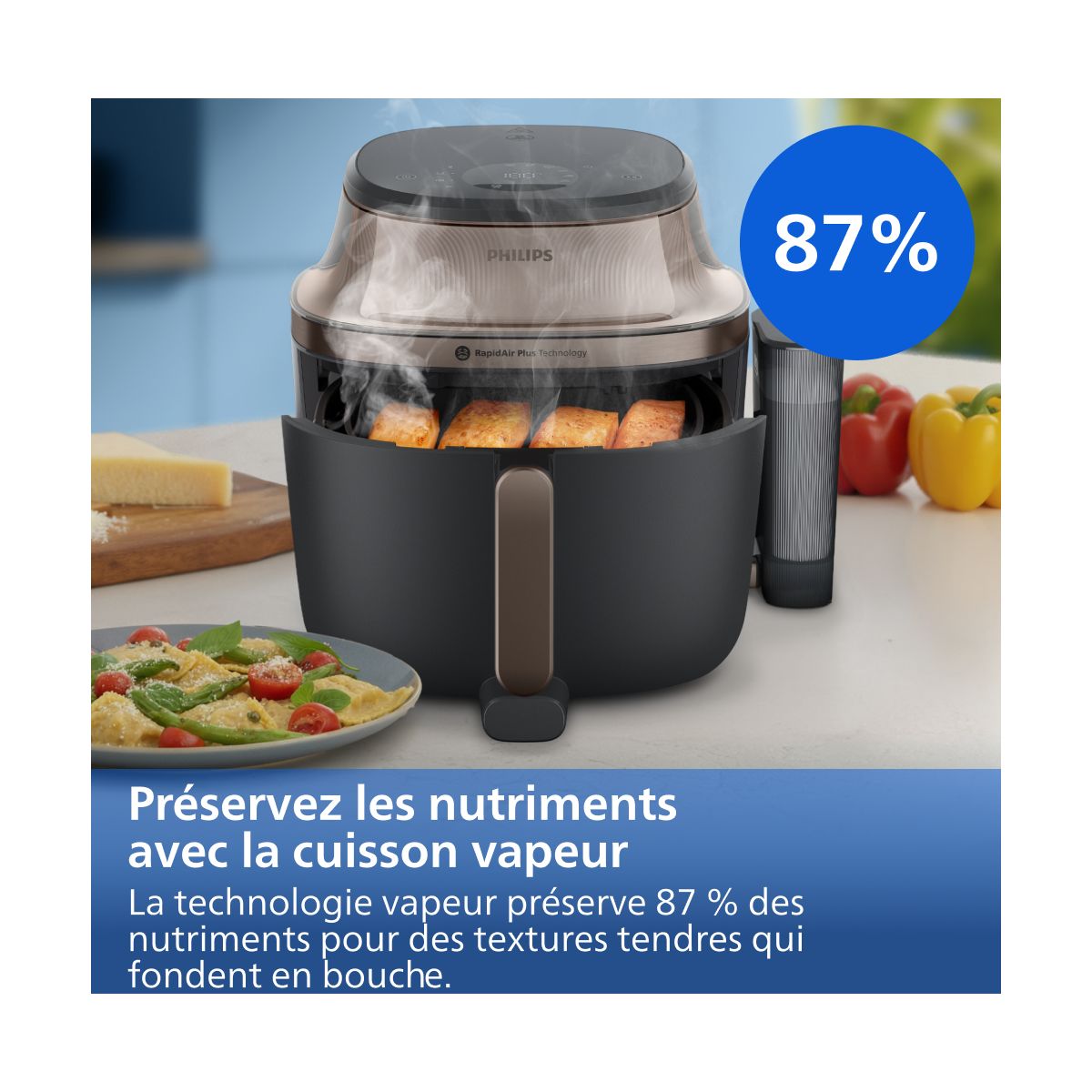 Airfryer NA547/07 Airfryer vapeur Serie 5000 couleur unique, PHILIPS