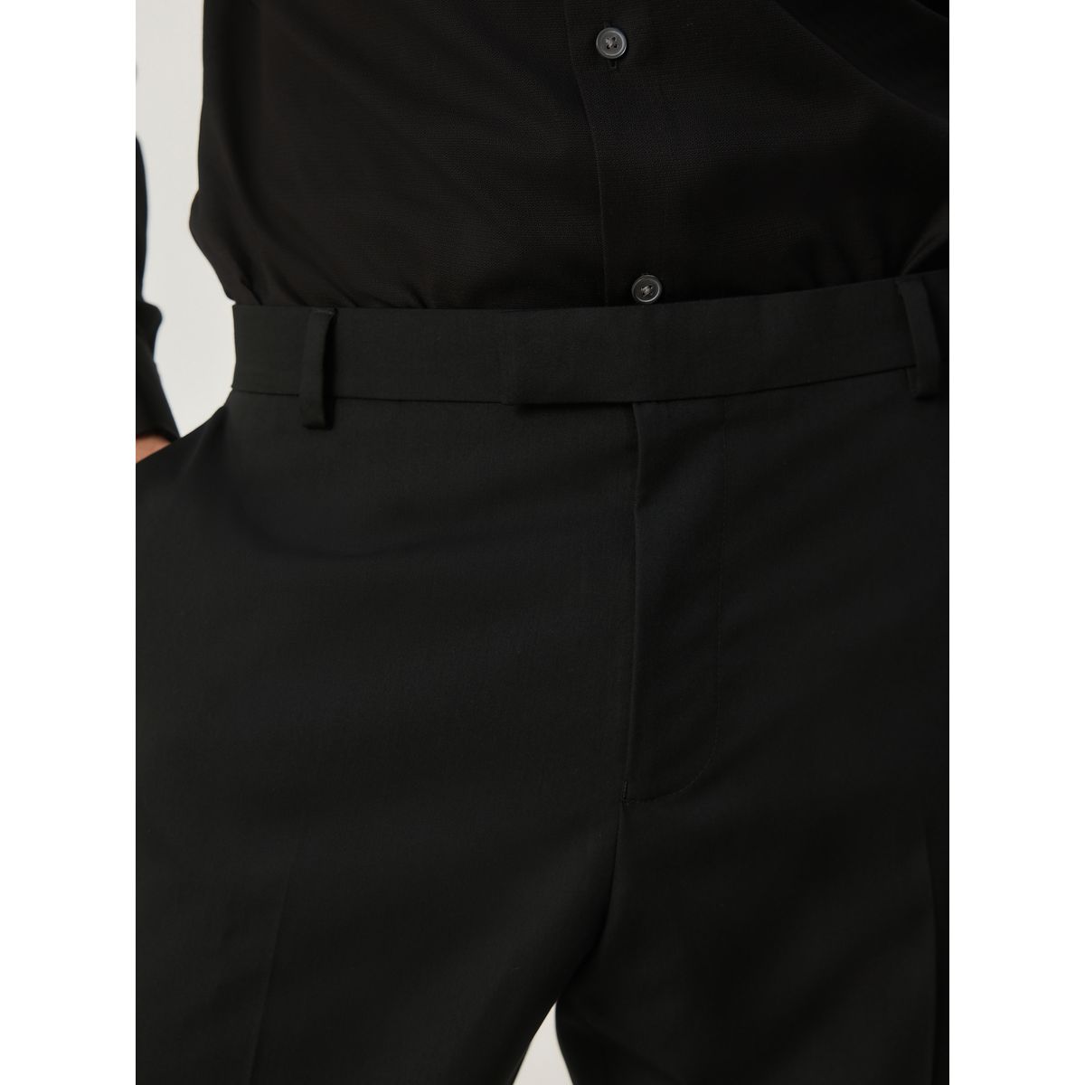 Pantalon de smoking slim noir, NEXT
