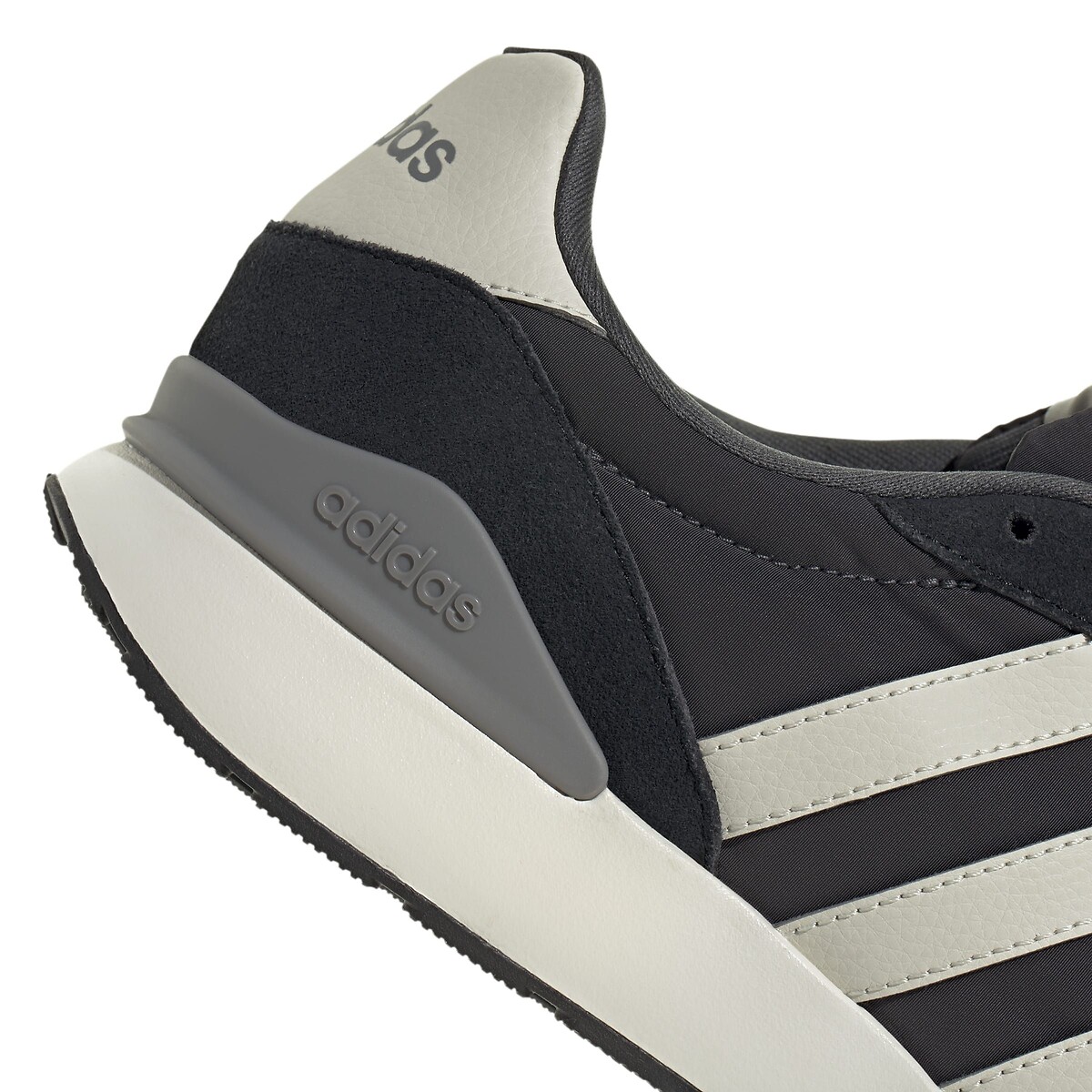 Sneaker aus Leder RUN 60s 4.0 schwarz/grau/weiss, ADIDAS SPORTSWEAR