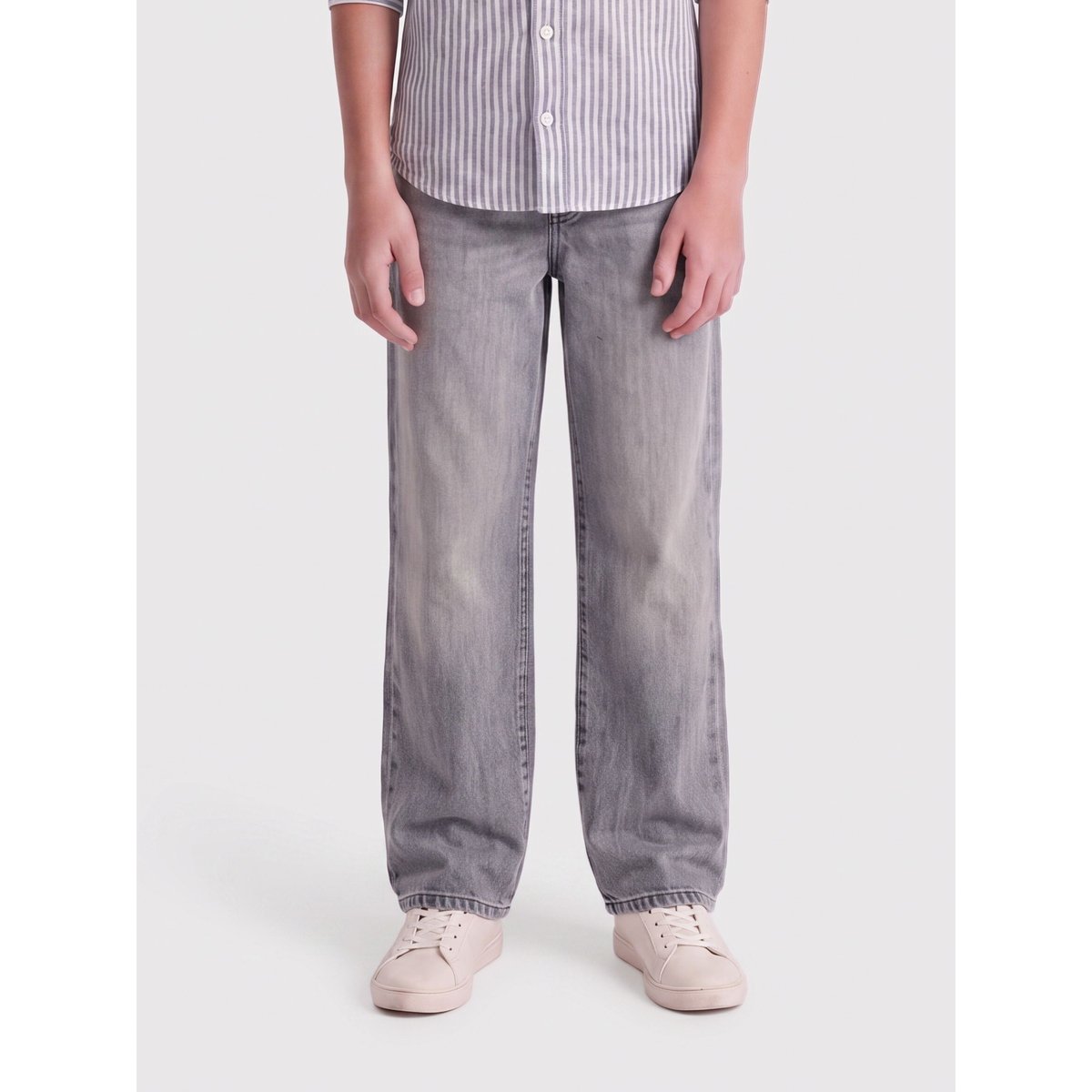 Jean À Coupe Ample medium grey denim, ONLY & SONS JUNIOR
