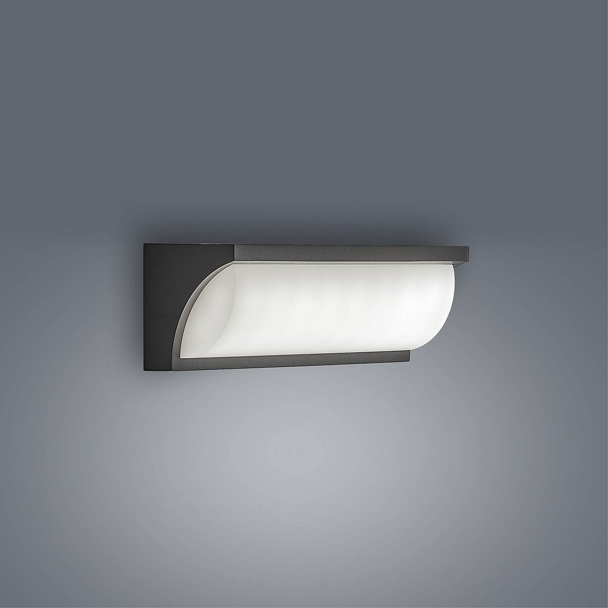 Applique extérieure en aluminium moderneLED anthracite, blanc satiné, LUCANDE