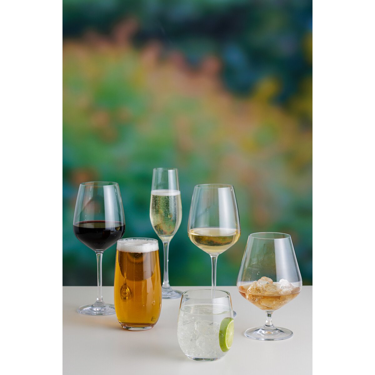 Set of 4 Kings Hiball Glasses glass, RAVENHEAD