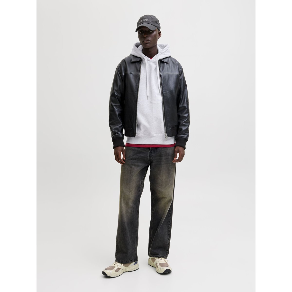 Sweat À Capuche bright white 1, JACK & JONES