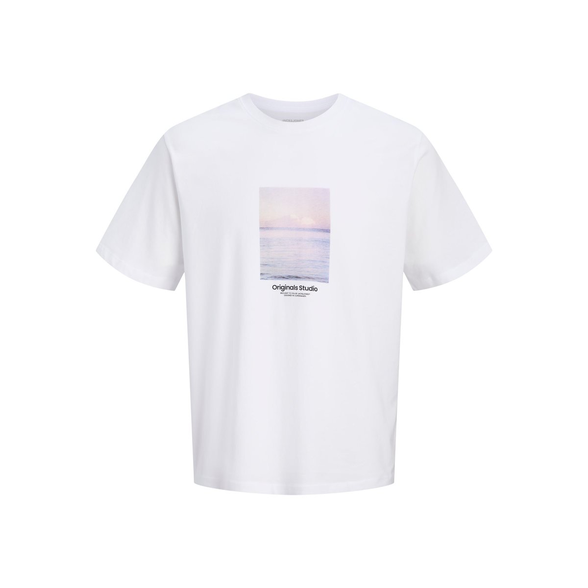 T-Shirt bright white 1, JACK & JONES
