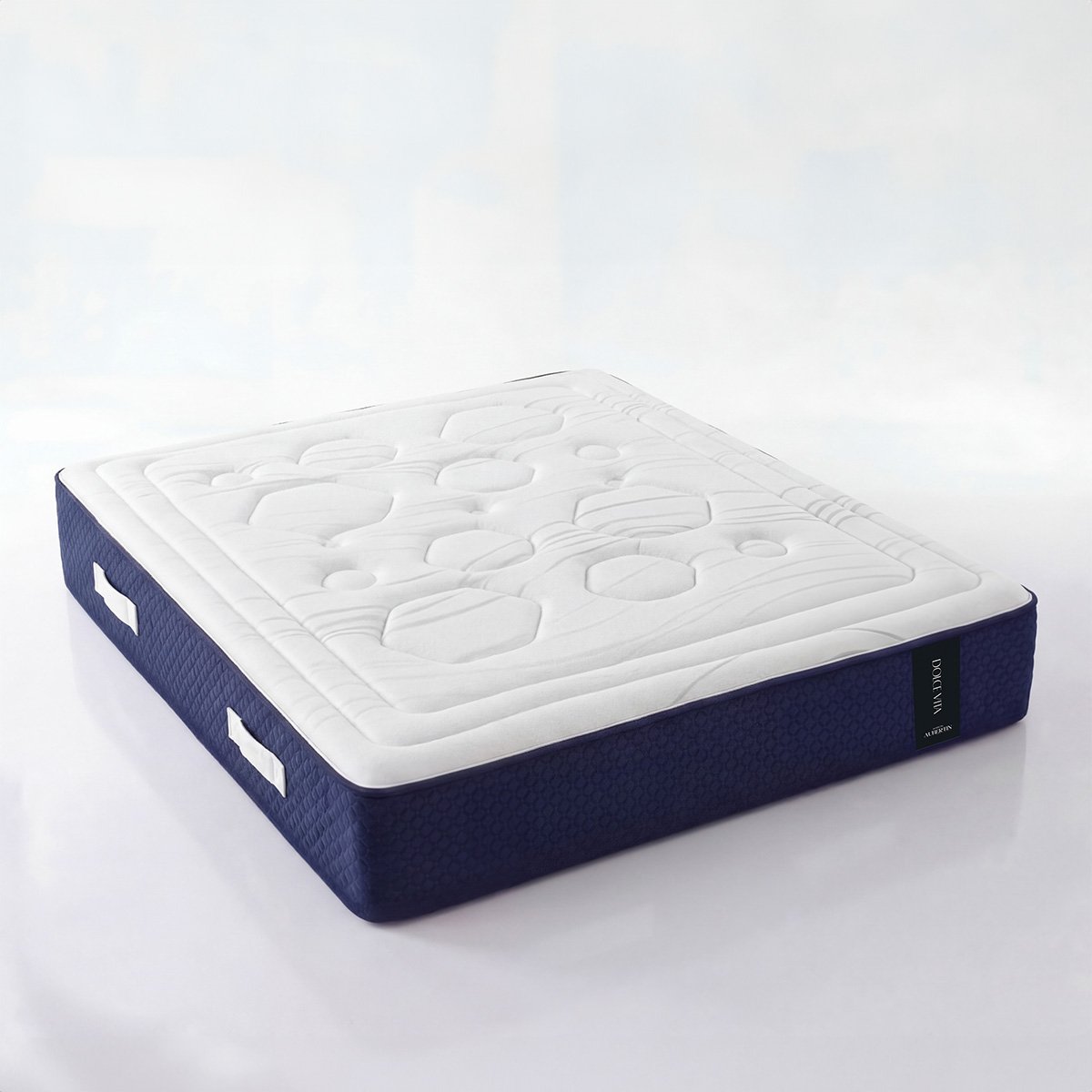 Matelas Ressorts ensachés et Mémoire de forme - 28 cm - DOLCE VITA blanc, MAISON AUBERTIN