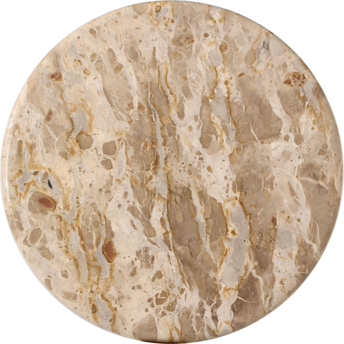 Tables basses gigognes en marbre, Lot de 2 bronze, RECOLLECTION
