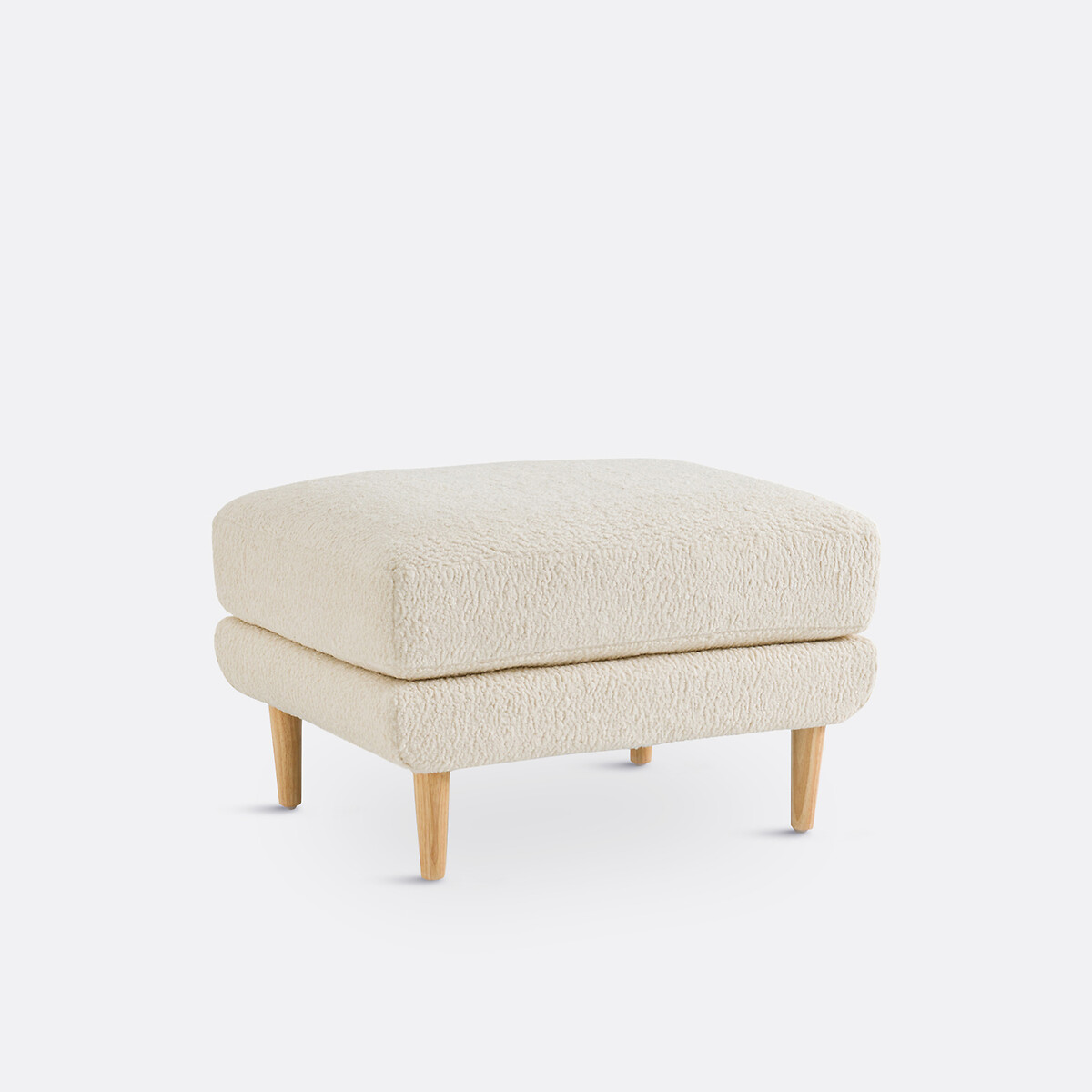 Pouf bouclette, Jimi ecru, LA REDOUTE INTERIEURS