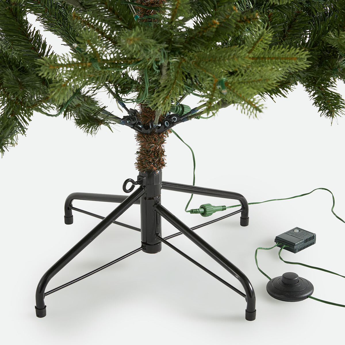 Sapin de Noël lumineux LED, hauteur 180 cm, CASPAR vert, LA REDOUTE INTERIEURS