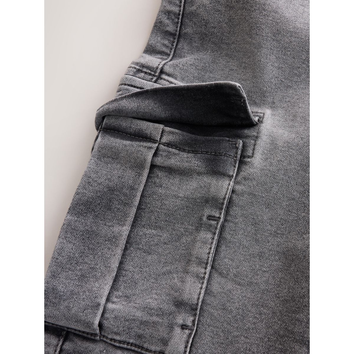 Jean cargo large taille élastique, lot de 2 noir/gris, NEXT
