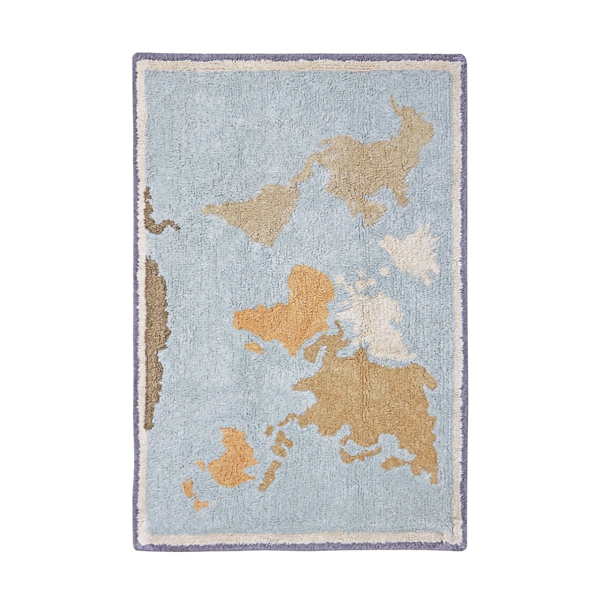 Tapis lavable Mini carte du monde EXCLUSIVE ONLINE multi, LORENA CANALS