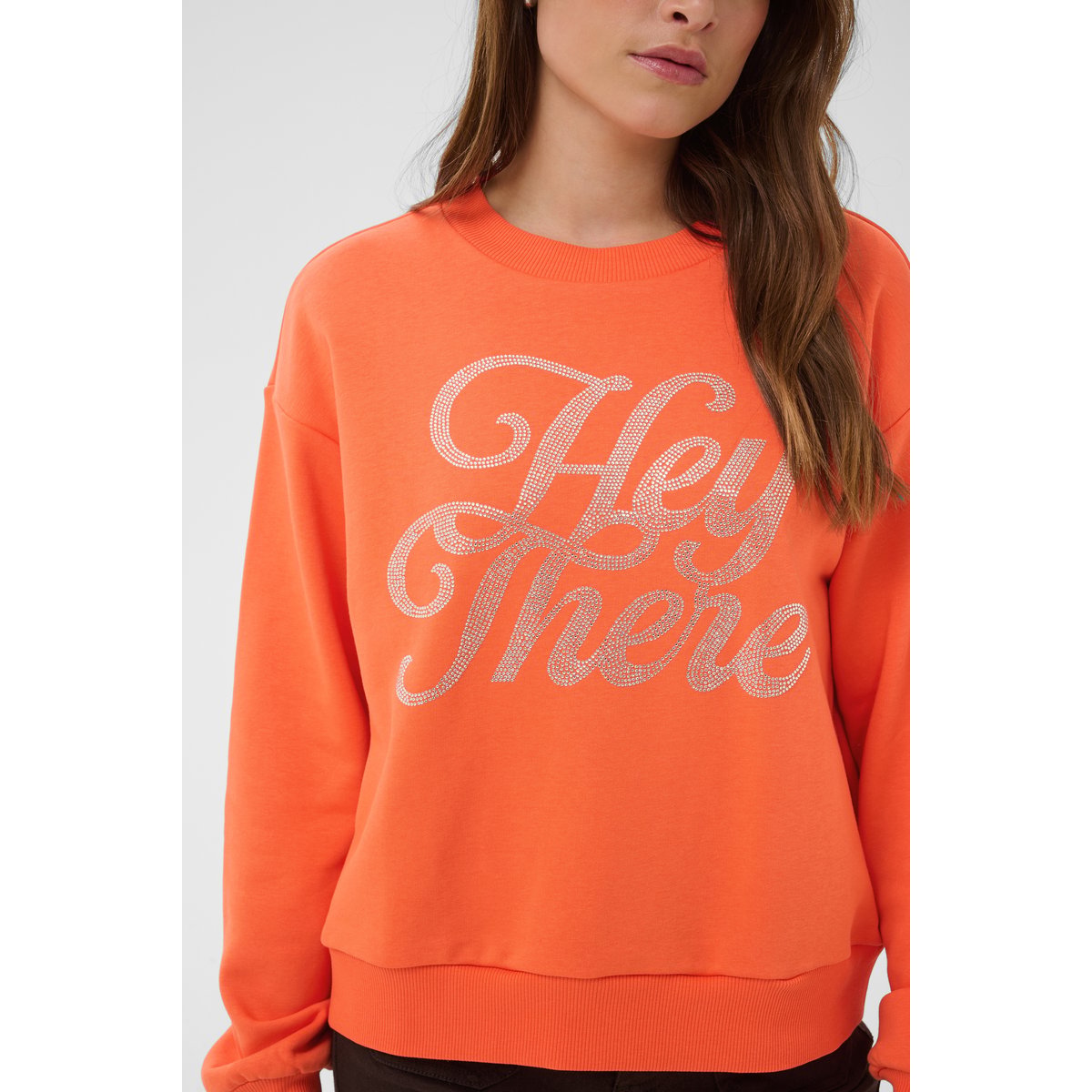 Sweatshirt orange tigerlily, KAFFE