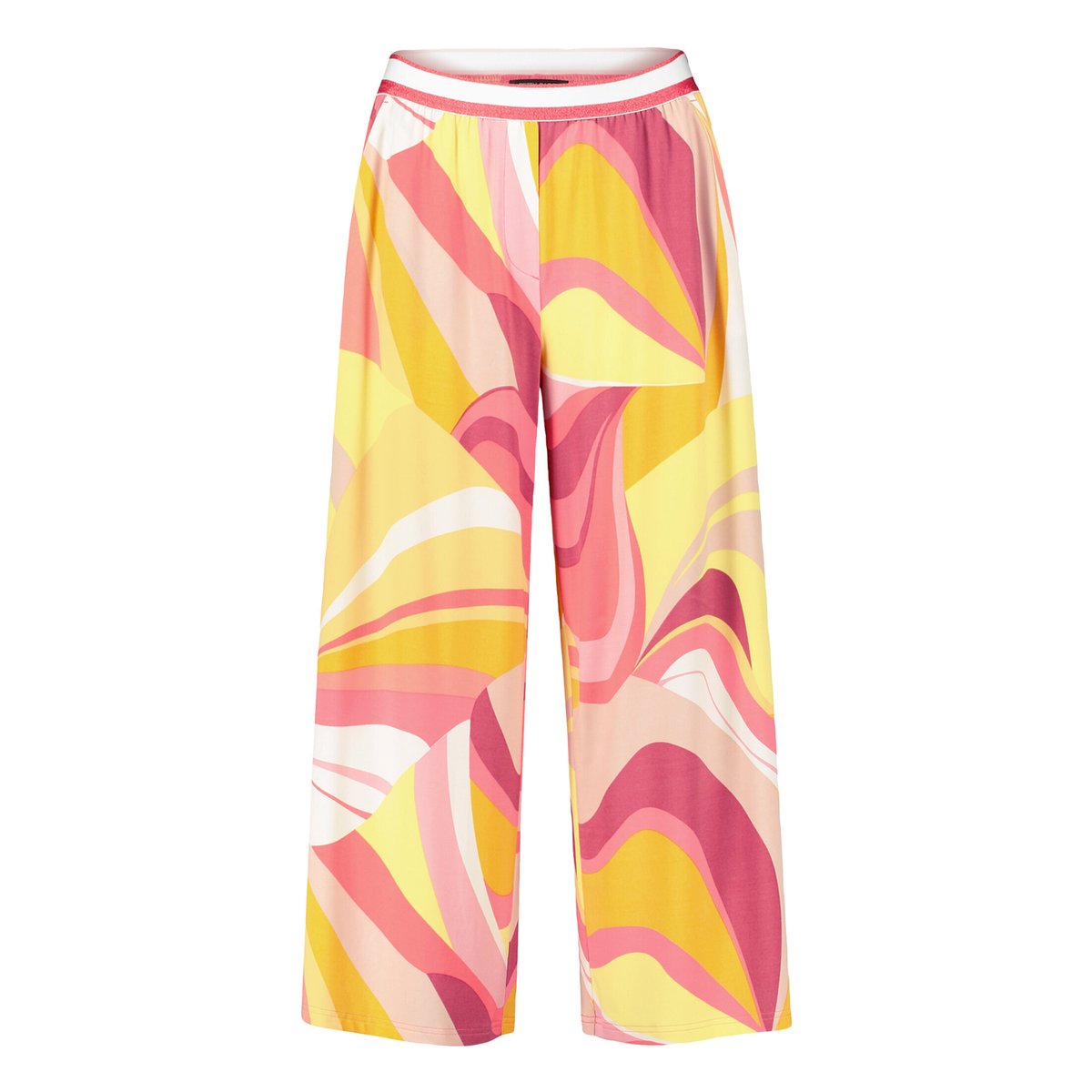 Jupe-culotte à taille élastique rosé/yellow, BETTY BARCLAY