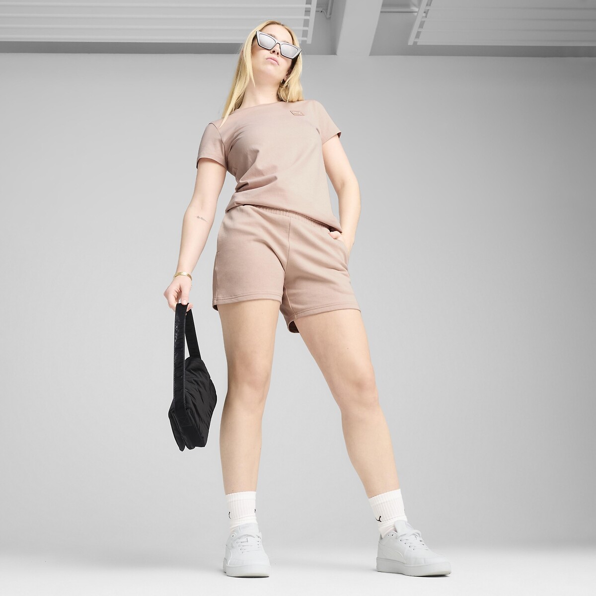 Short ESSENTIAL ELEVATED rose, PUMA