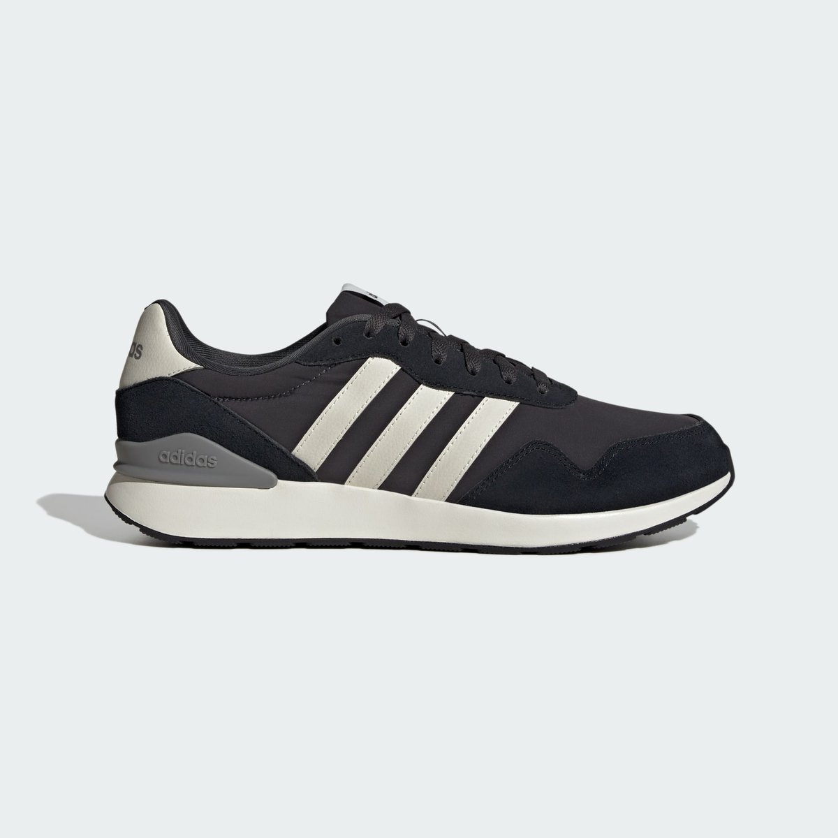 Baskets en cuir RUN 60s 4.0 carbon / orbit grey / core black, ADIDAS SPORTSWEAR