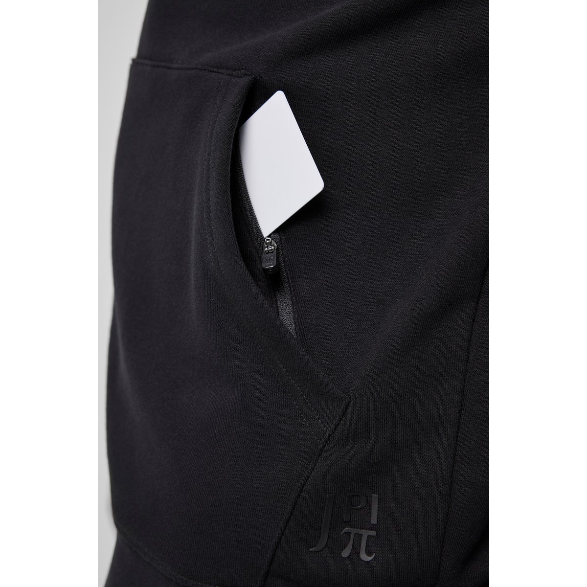 Sweat à capuche de fitness avec noir, JP1880