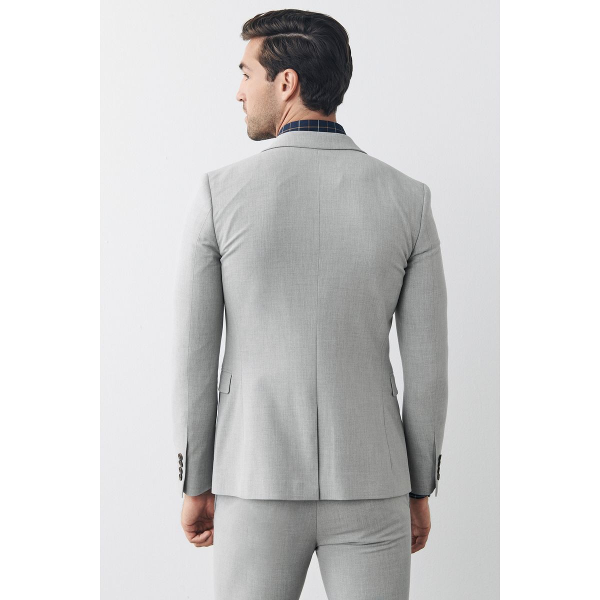 Veste de costume stretch gris clair, NEXT