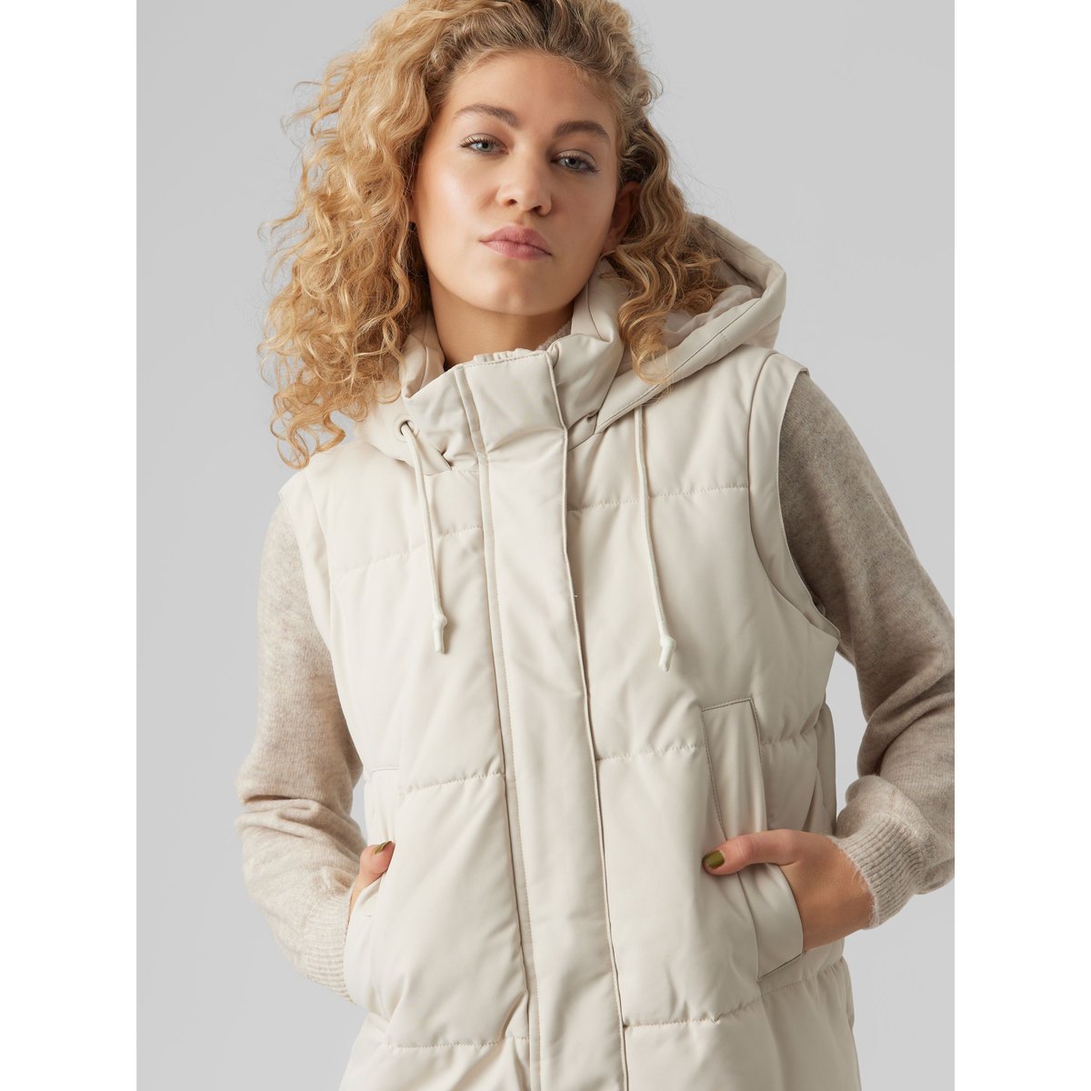 Veste oatmeal, VERO MODA