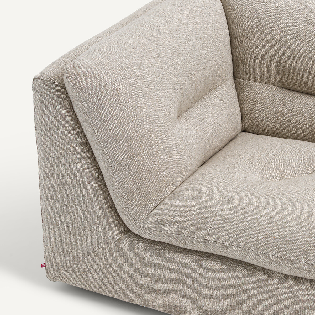 Angle 90° modulable en texturé viscose et lin, GIULIANO naturel, AM.PM