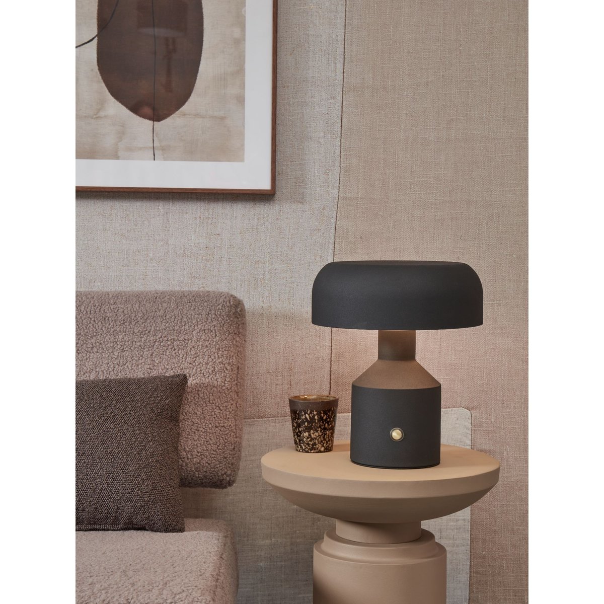 Lampe À Poser Métal PORTO noir, IT'S ABOUT ROMI