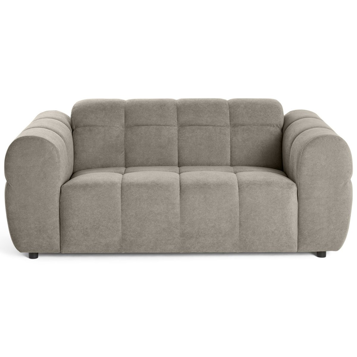 Canapé fixe 2 places - RAY gris, BEST MOBILIER