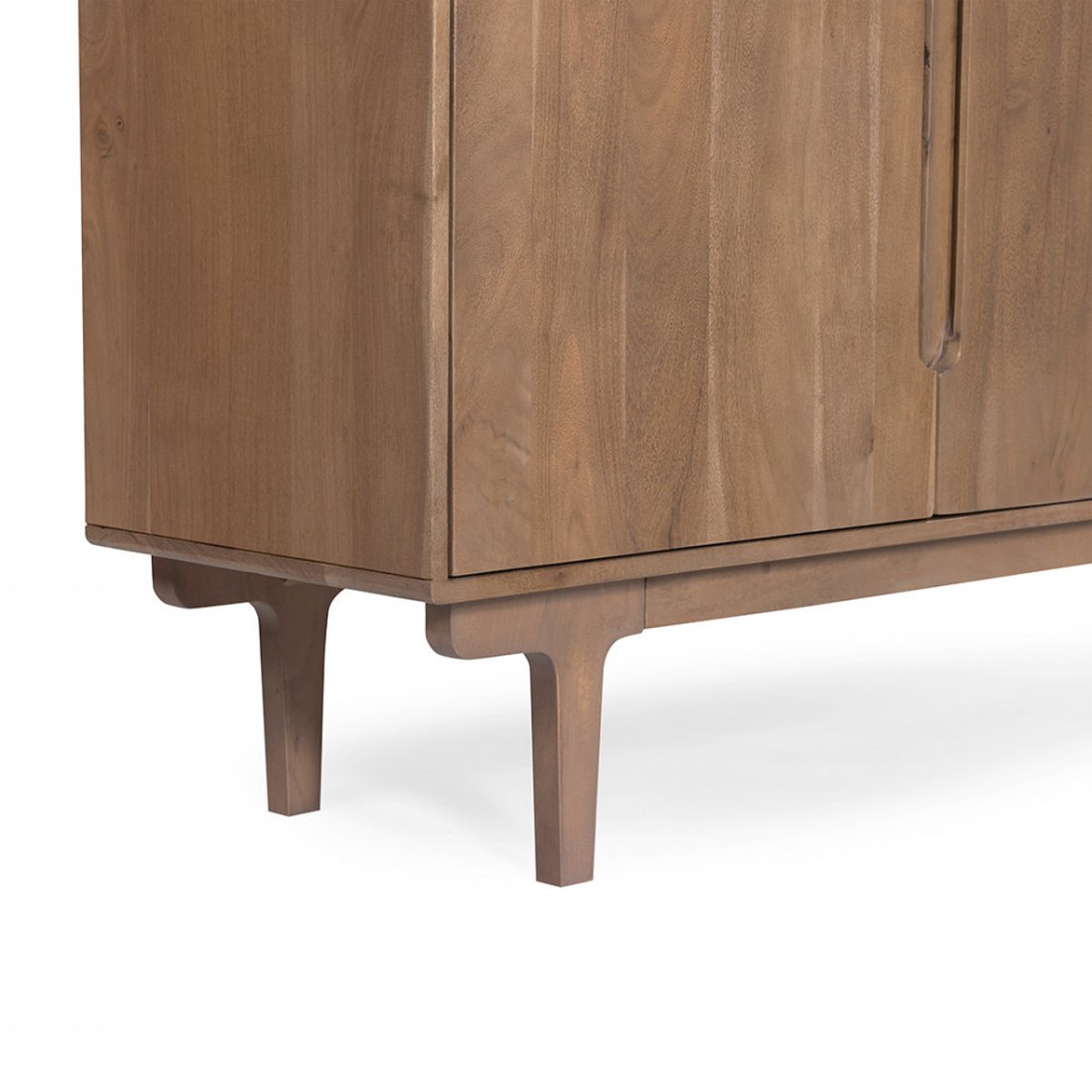 Buffet 4 portes en bois massif L150cm- BOGOR bois, DRAWER