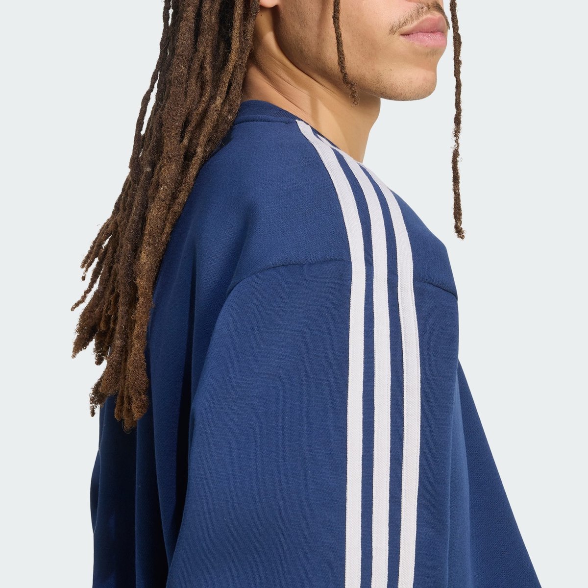 Haut Ras-Du-Cou Oversize 3-Bandes Adicolor Haut Ras-Du-Cou Oversize 3-Bandes Adicolor night indigo / grey two, adidas Originals