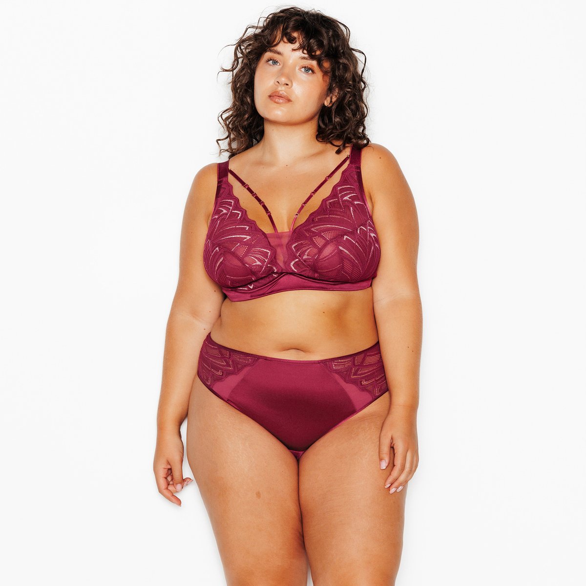 Culotte JAINA bordeaux, ROUGEGORGE LINGERIE