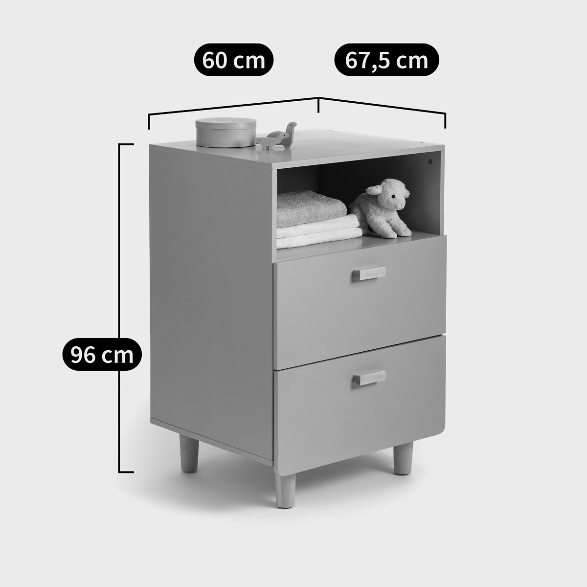 Table à langer, Jimi blanc, LA REDOUTE INTERIEURS